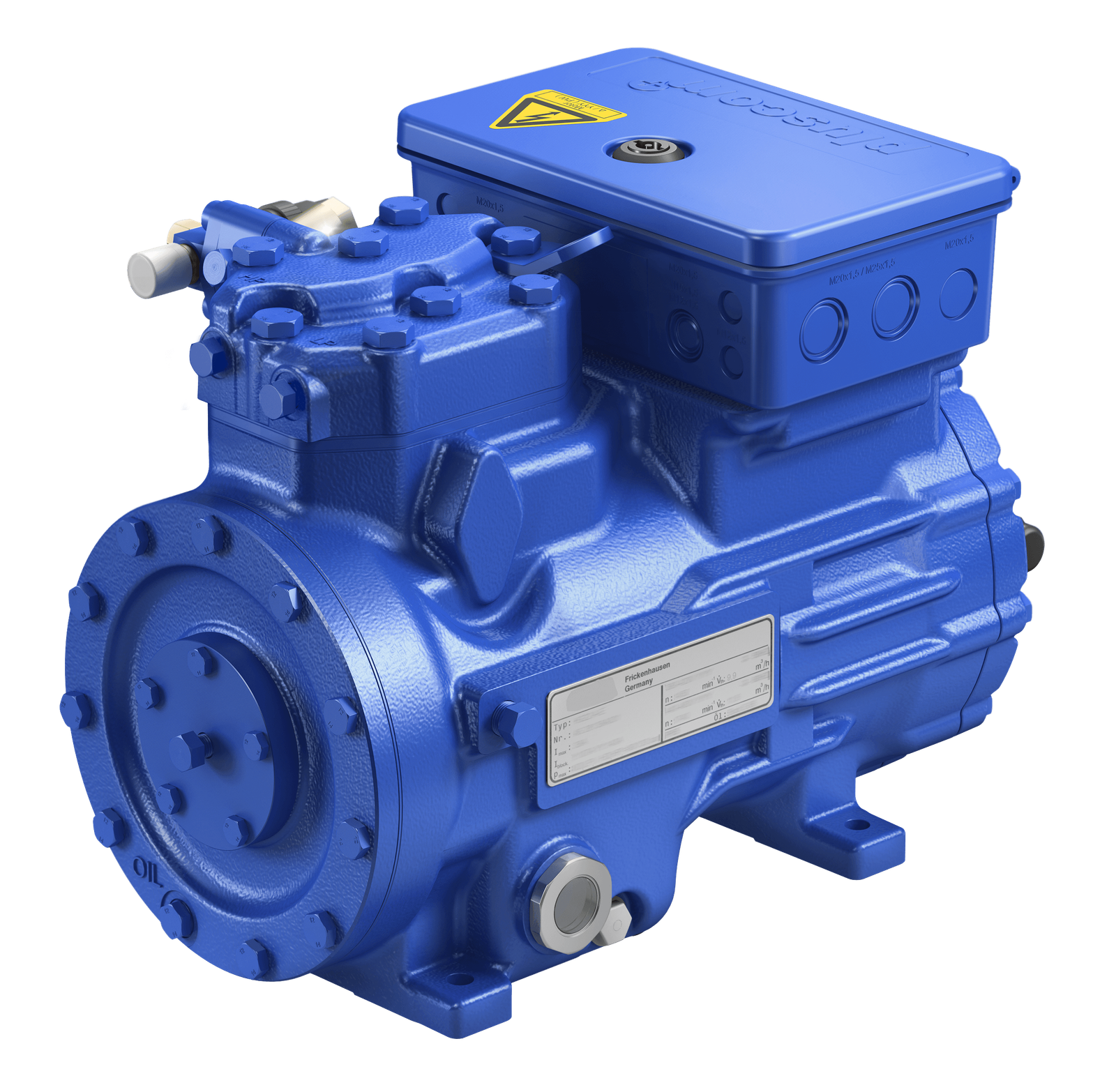 BOCK HGX12e/60-4 S CO₂ Yarı Hermetik Pistonlu Kompresör