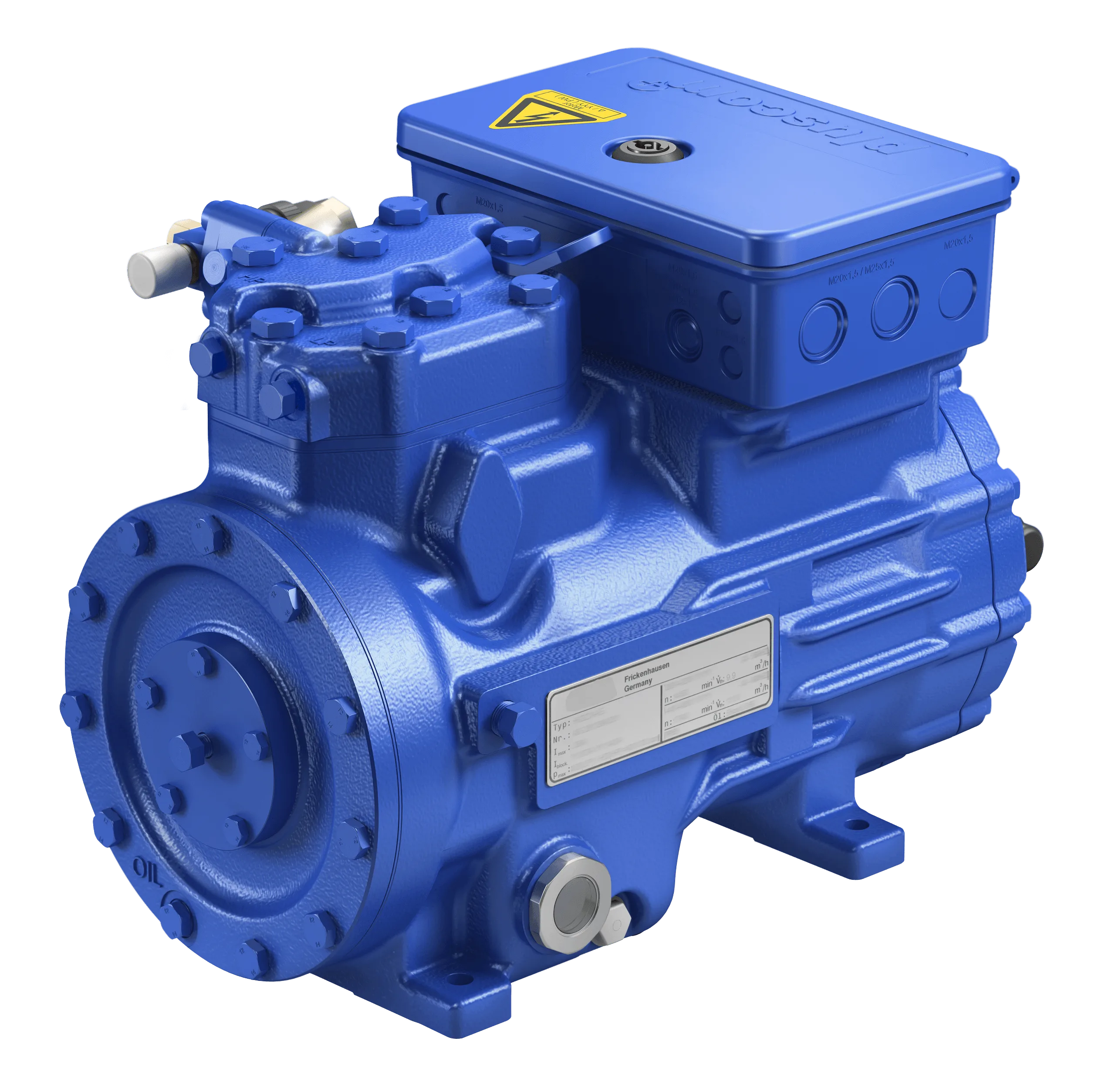 BOCK UL-HGX12(e)/50 S 3 CO₂ Semi-Hermetic Reciprocating Compressor