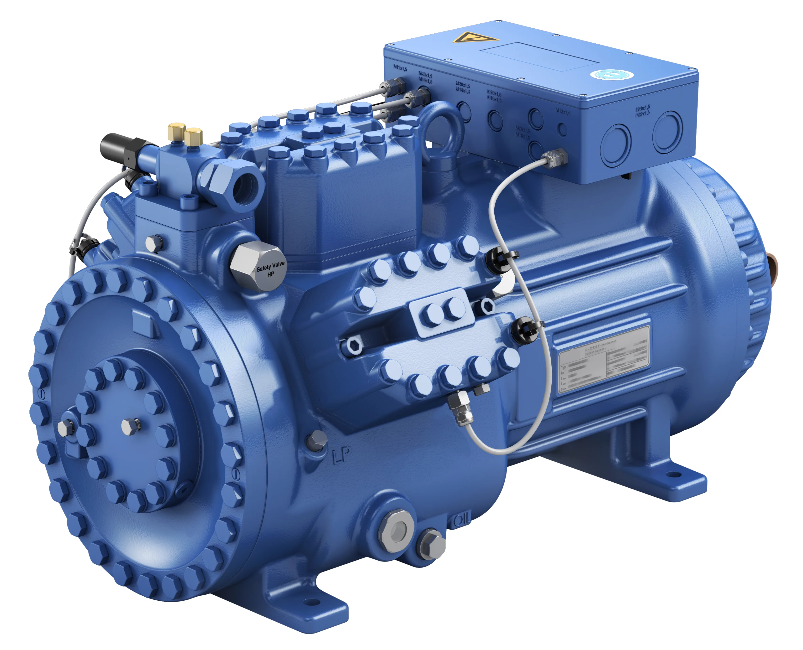 BOCK HGX46/345-4 ML CO2 T Semi-Hermetic CO₂ Compressor