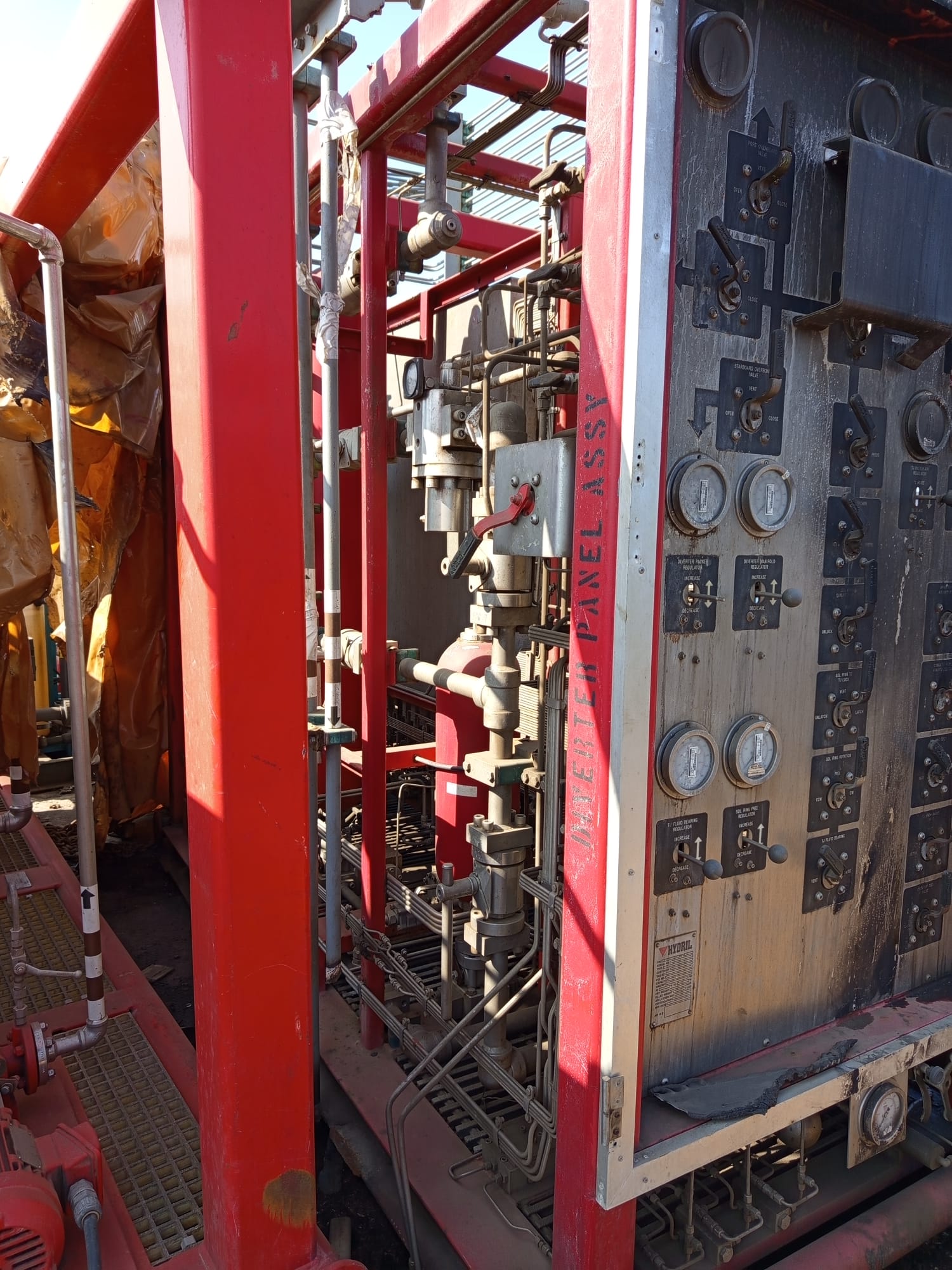 Hydril Diverter Panel Grubu