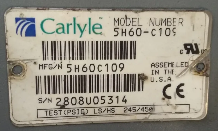 Carlyle 5H60-C109 Kompres&ouml;r - G&ouml;rsel 2