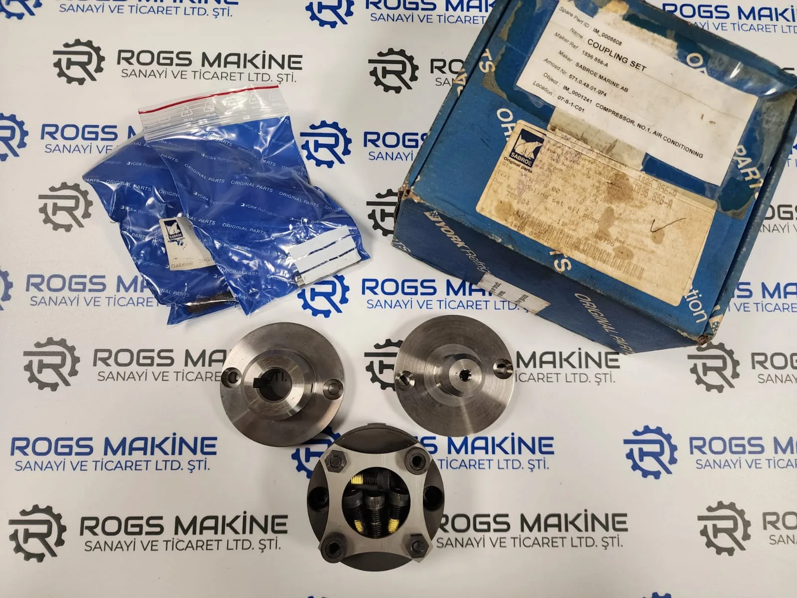 Sabroe Coupling Set 1896 856-A