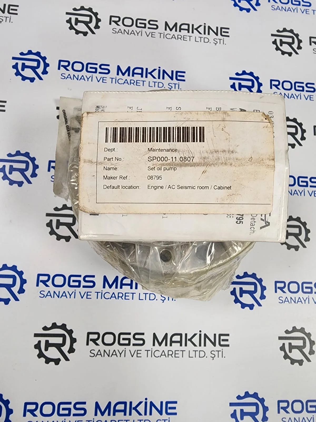 Bock Set Oil Pump 08795