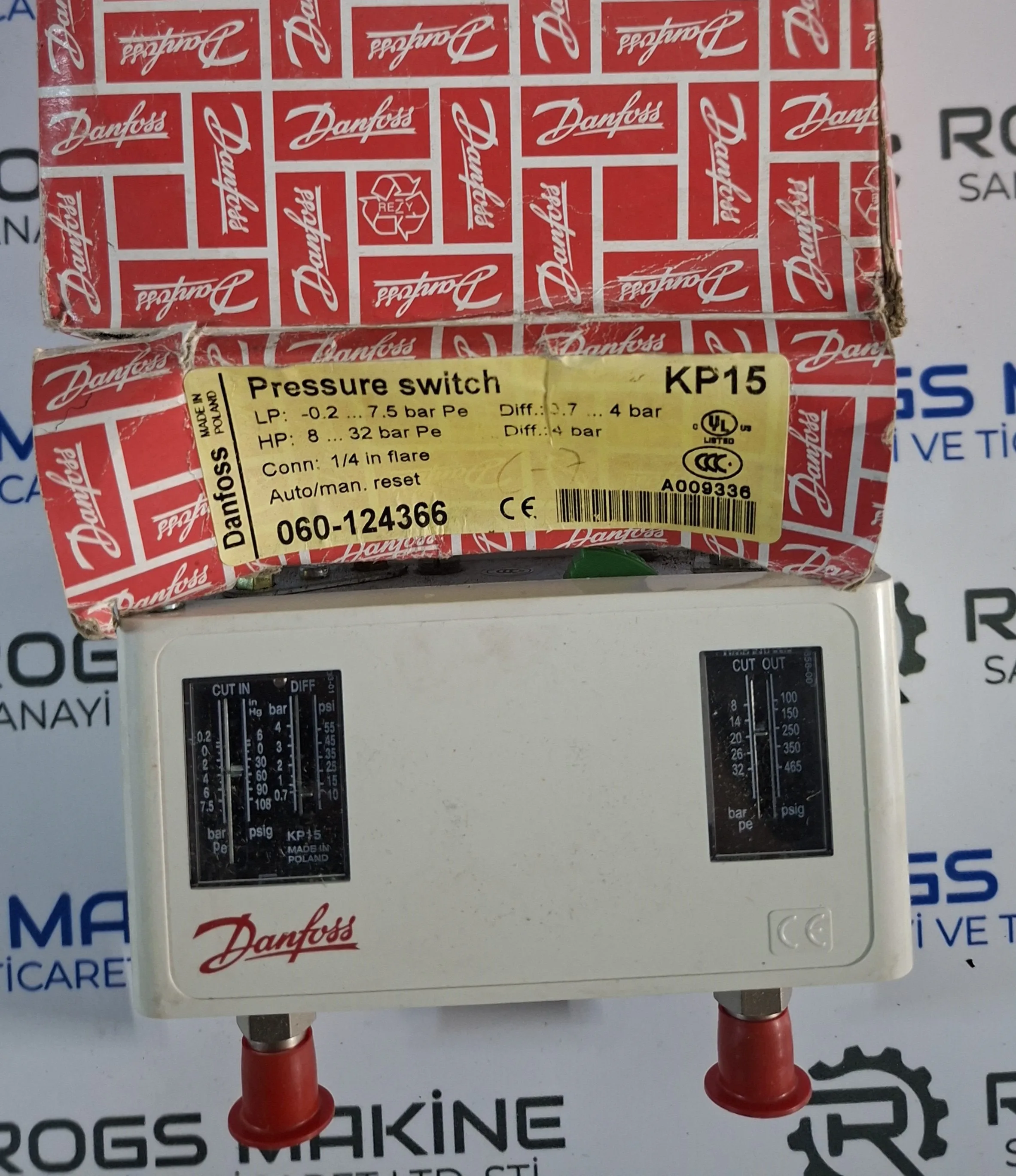 Danfoss Pressure Switch 060-124366