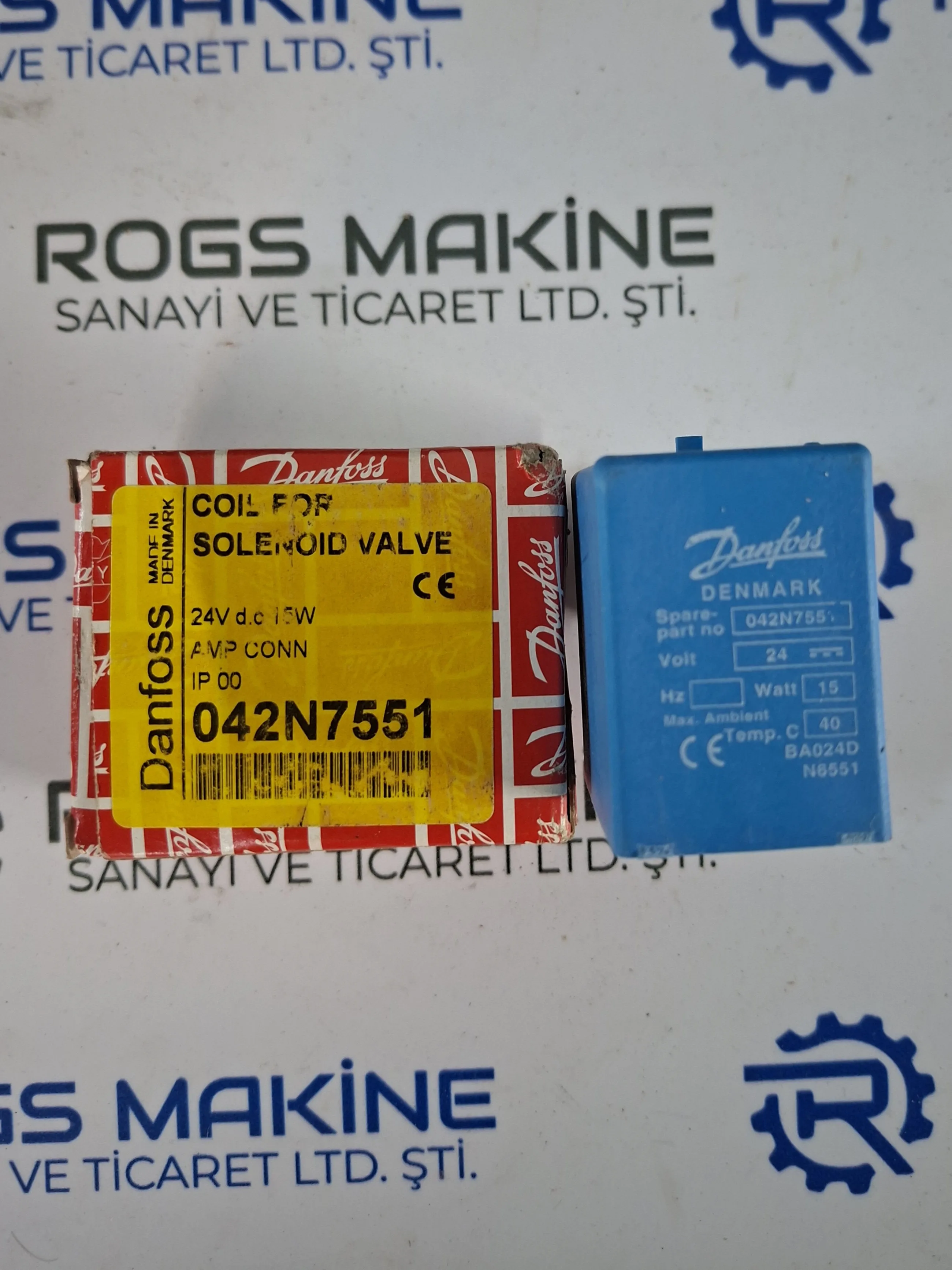 Danfoss Coil for Solenoid Valve 042N7551