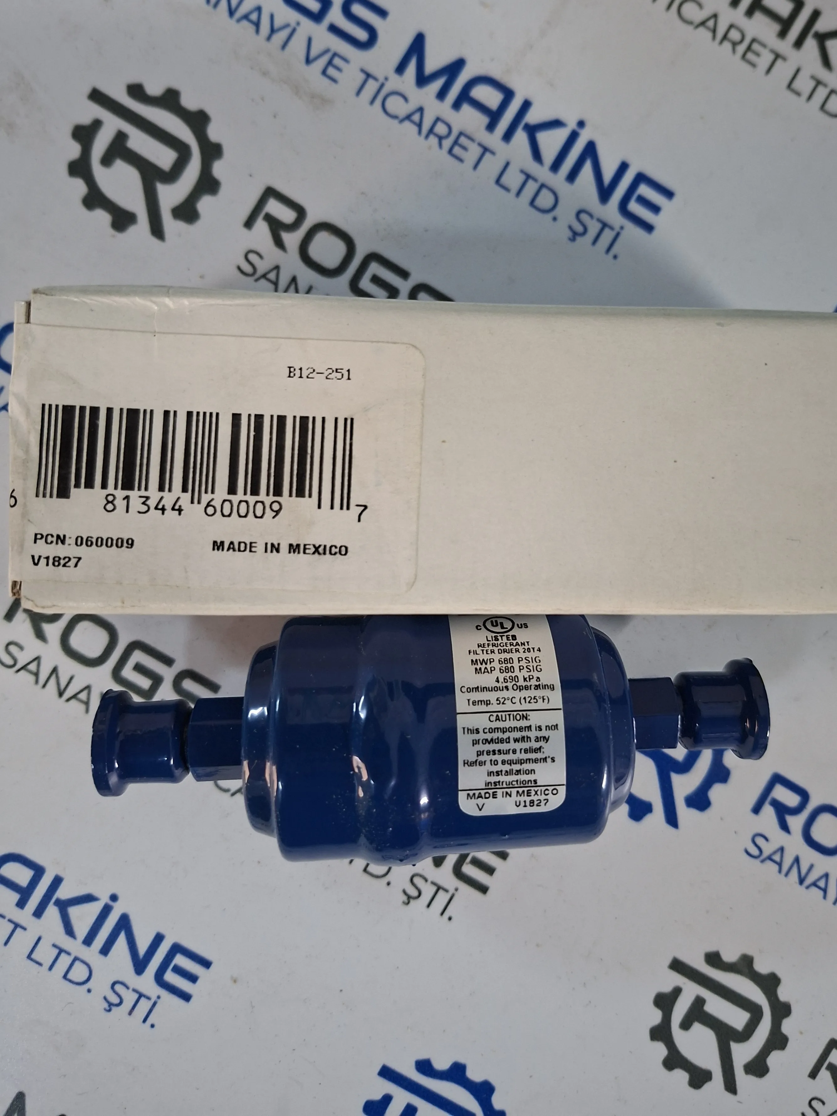 Emerson Refrigerant Filter Drier 20T4 V1827 - G&ouml;rsel 2