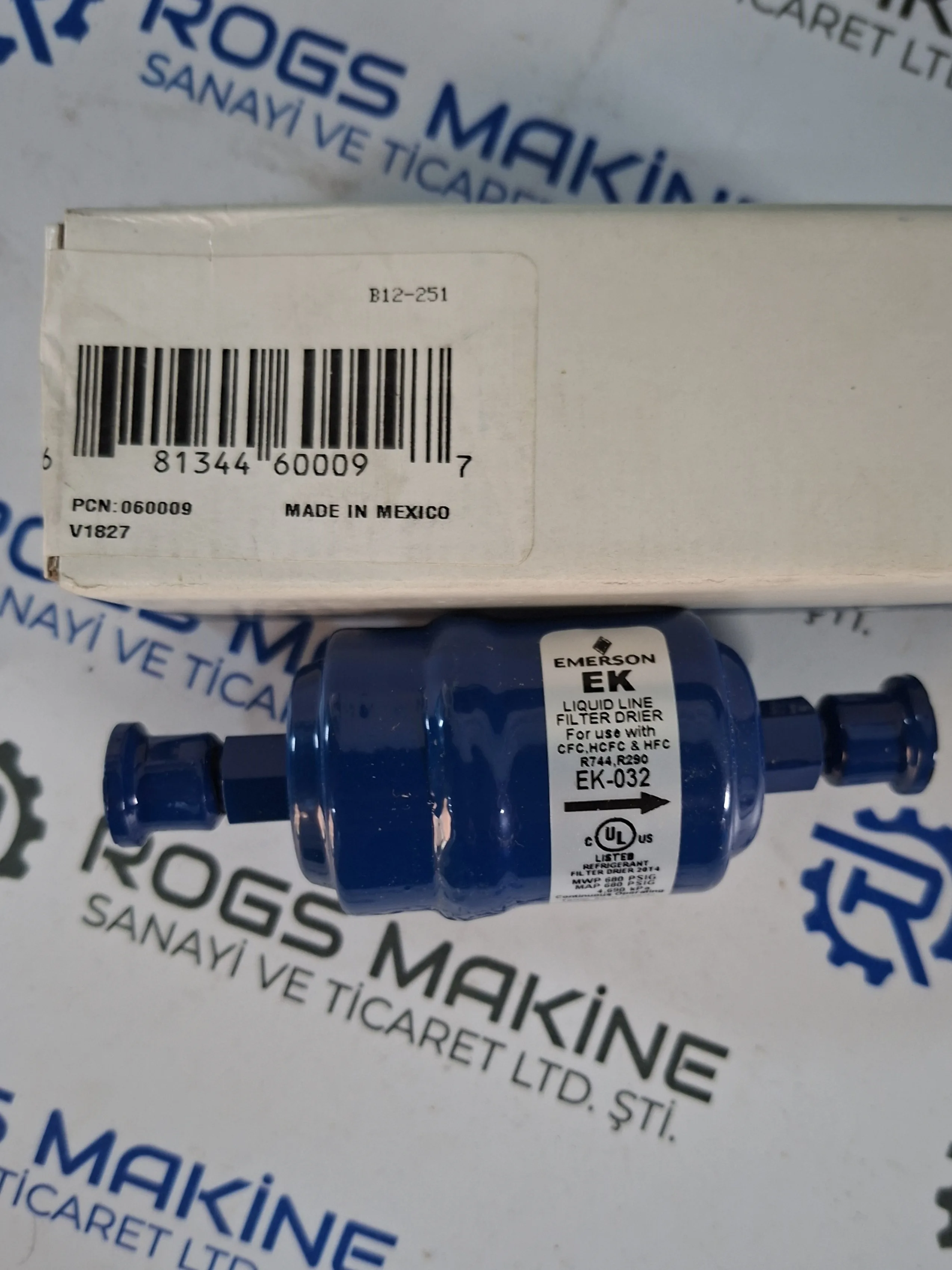 Emerson Refrigerant Filter Drier 20T4 V1827
