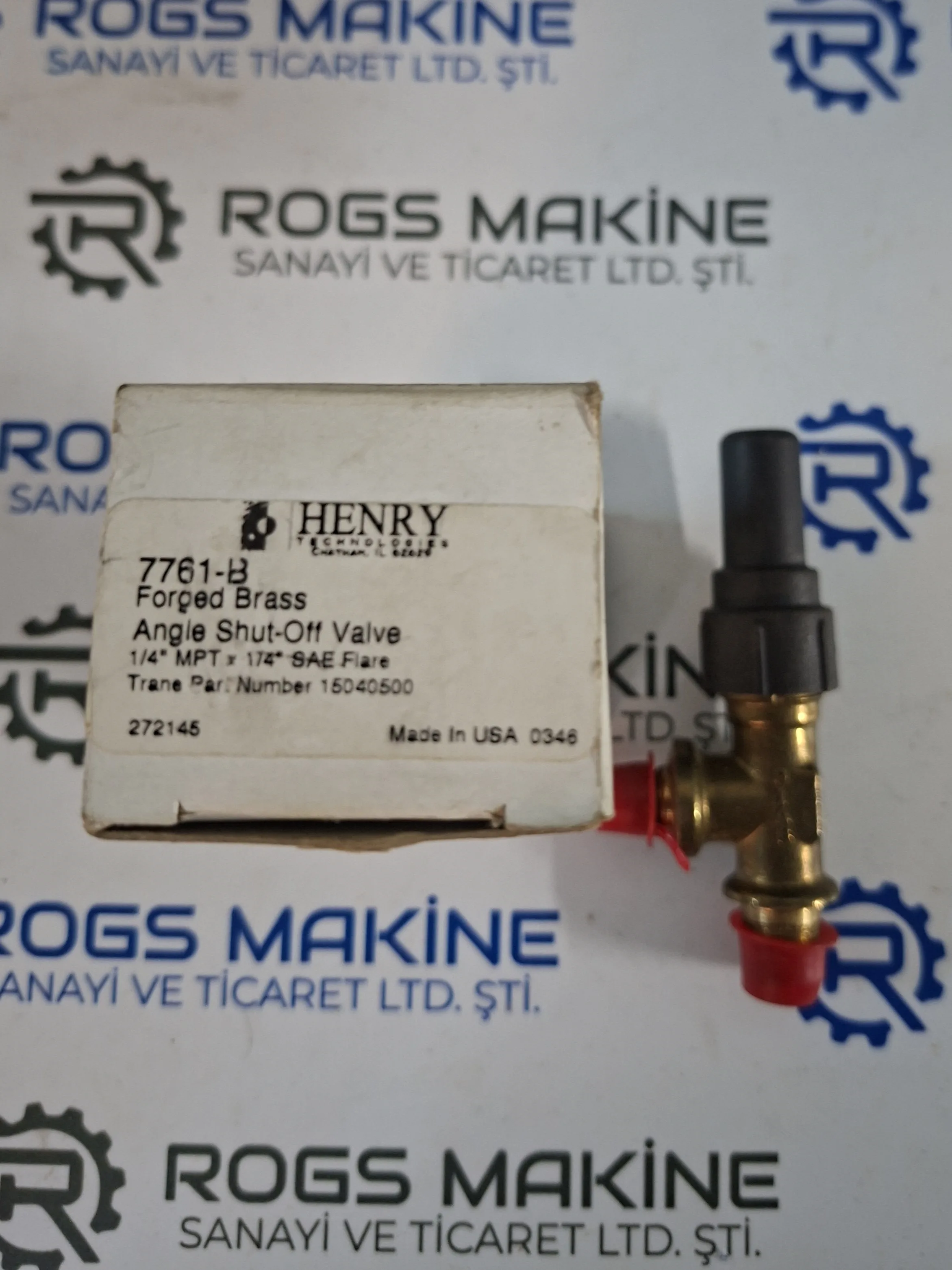 Henry 7761-B Angle Shut-Off Valve 15040500