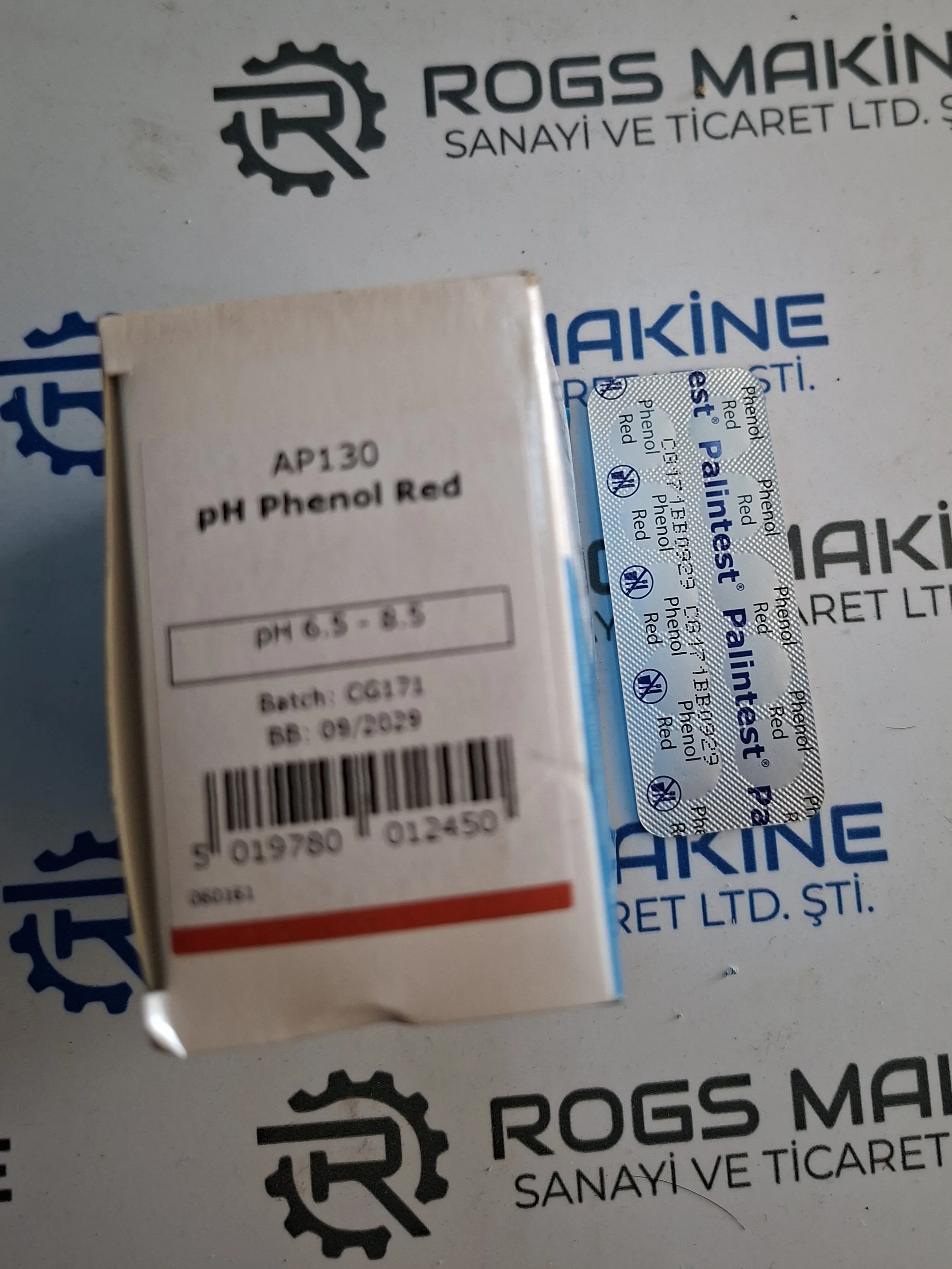 Palintest AP130 pH Phenol Red
