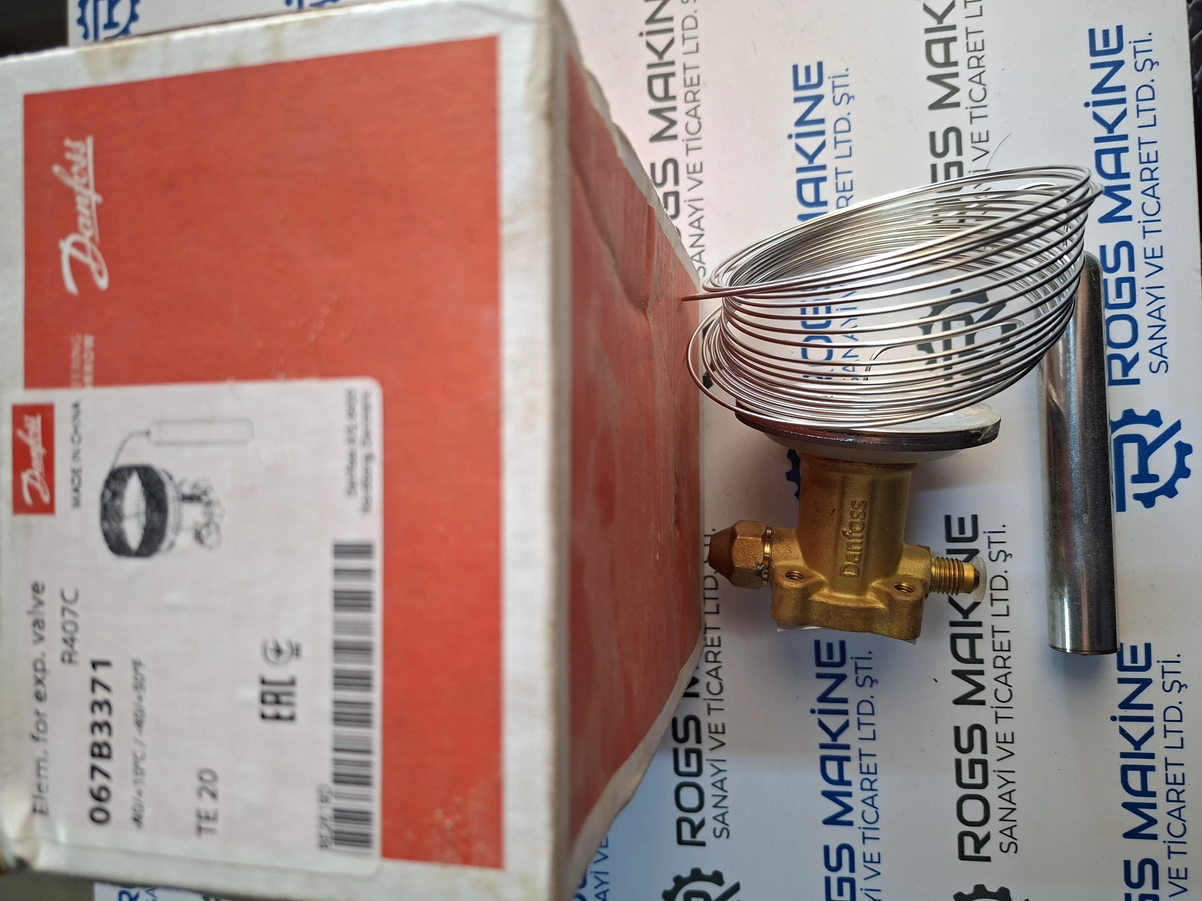 Danfoss Element for Expansion Valve 067B3371