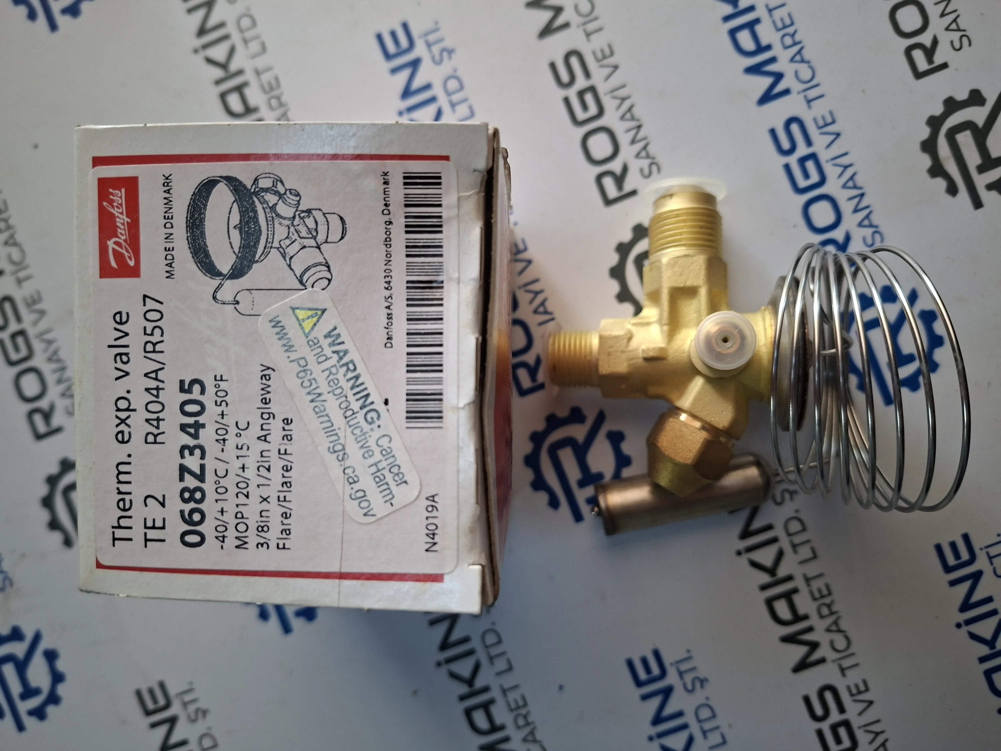 Danfoss Thermostatic Expansion Valve 068Z3405