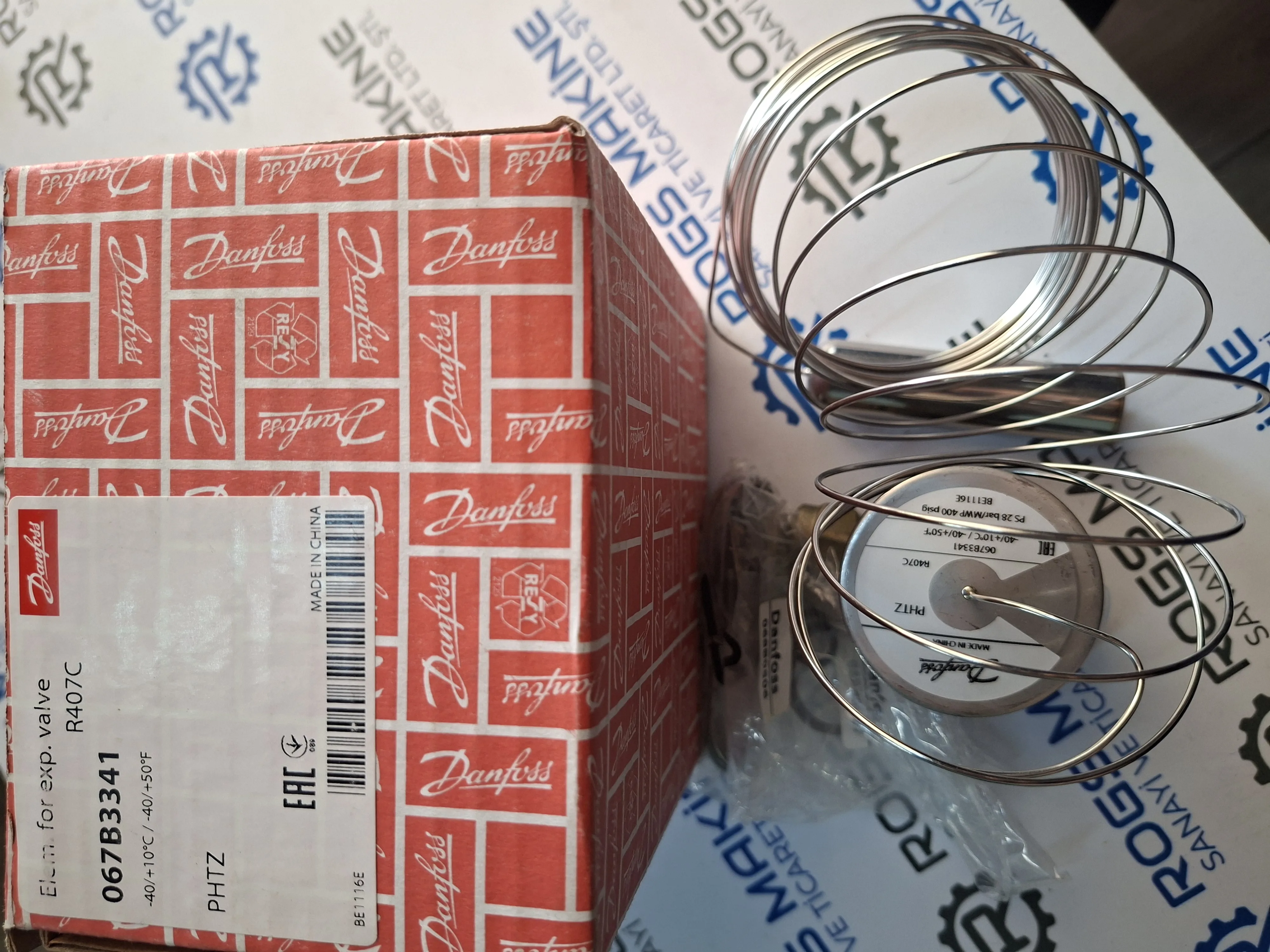 Danfoss Element for Expansion Valve 067B3341