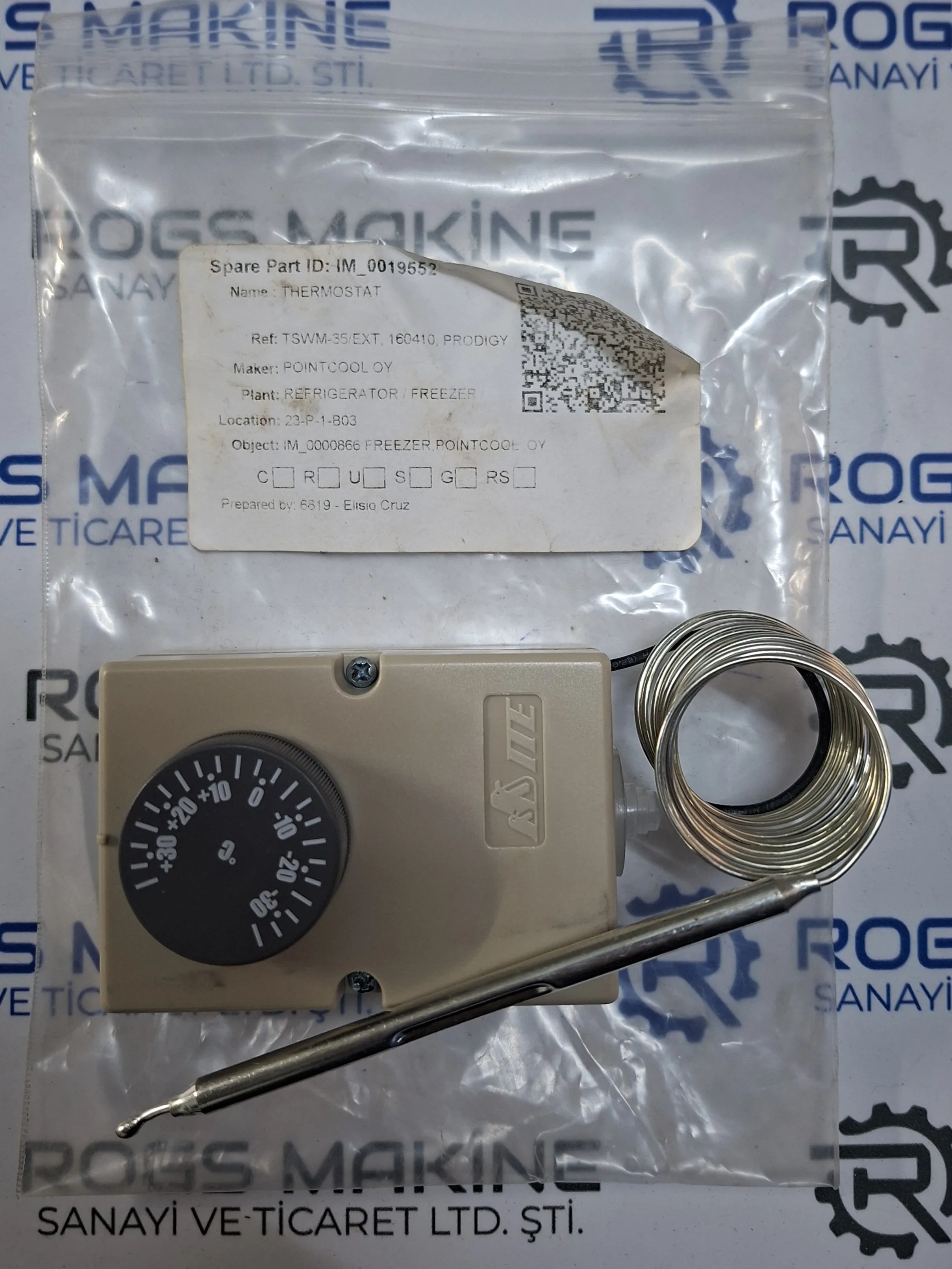Thermostat TSWM-35/EXT