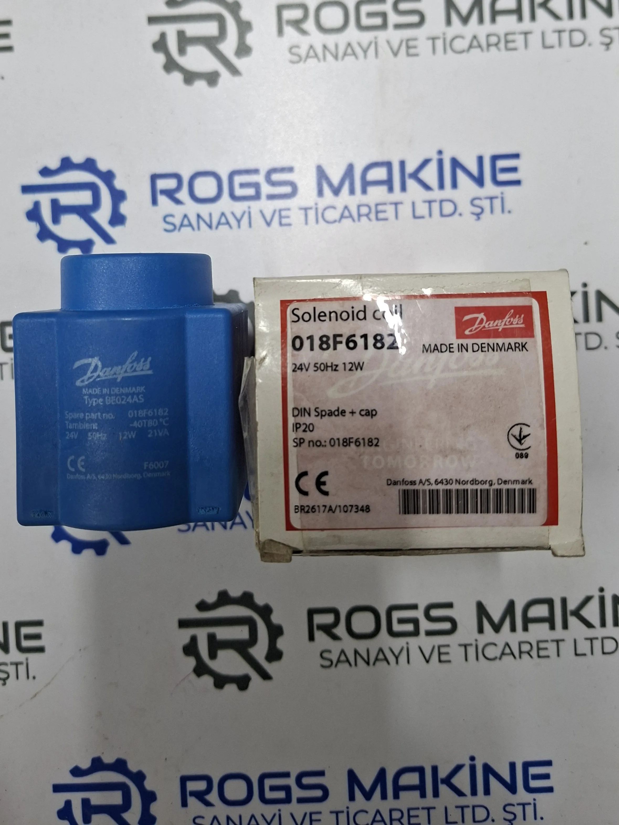 Danfoss Solenoid Coil 018F6182