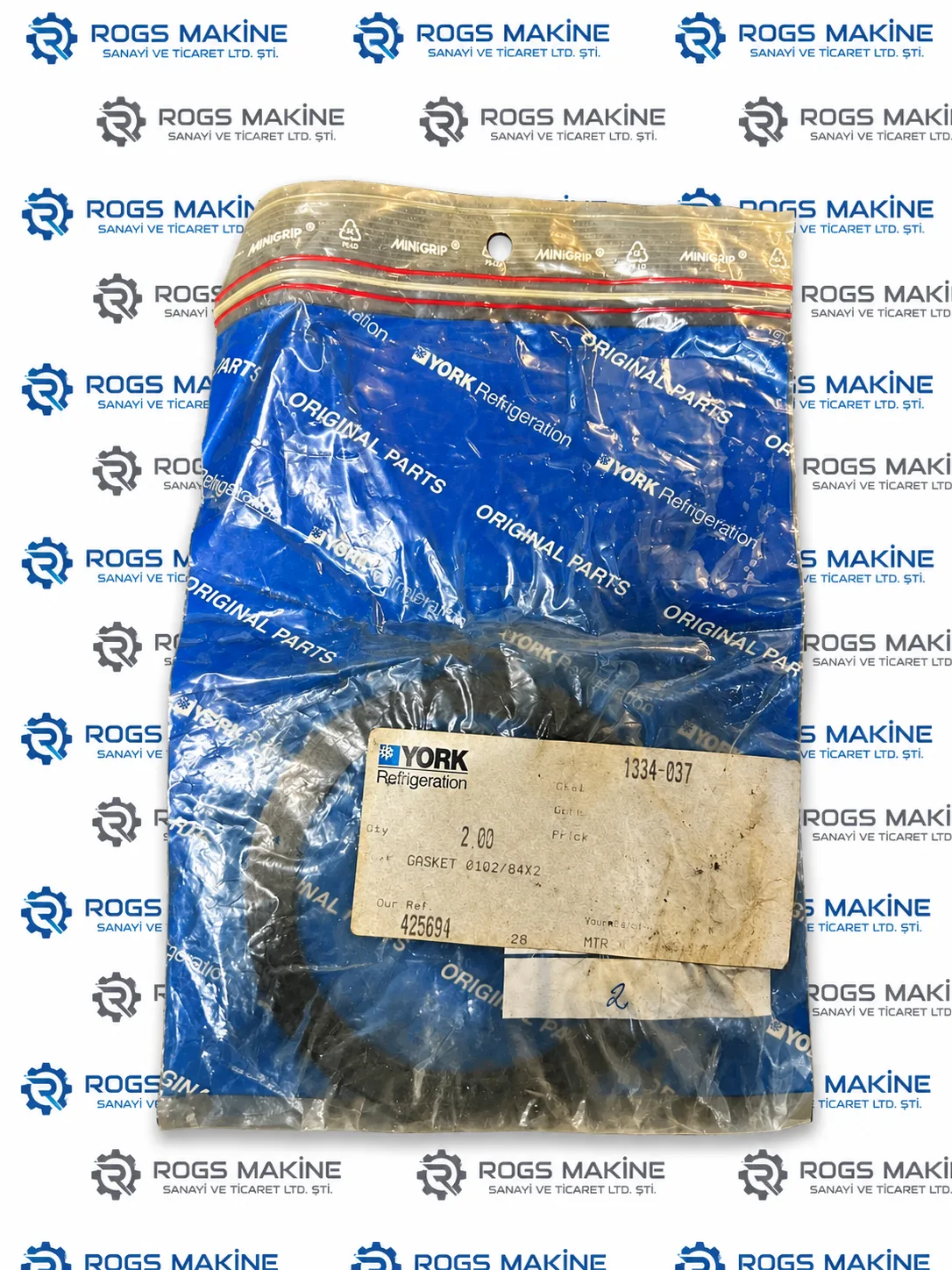 York Gasket &Oslash;102/84x2 1334-037