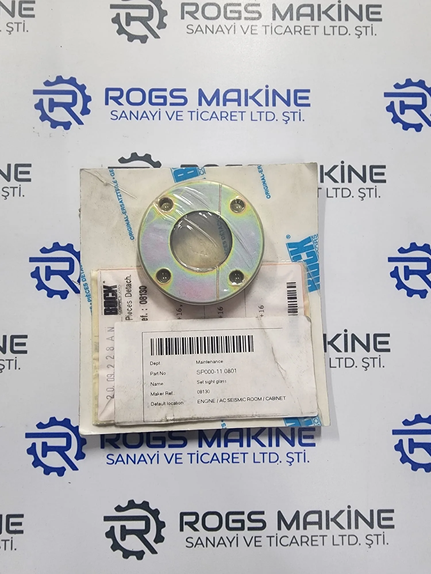 Bock Sight Glass Set 08130