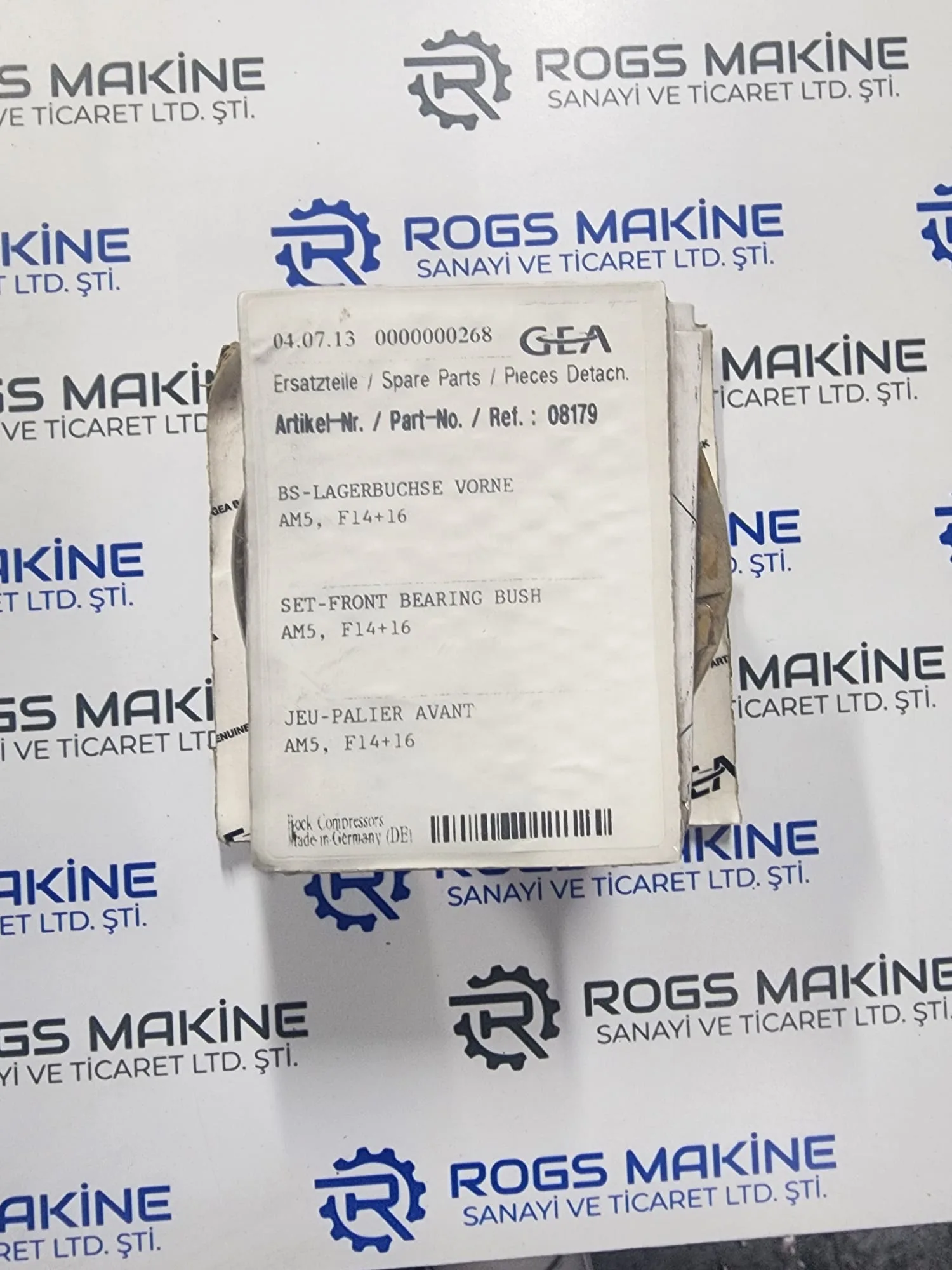 Bock Front Bearing Bush Set 08179