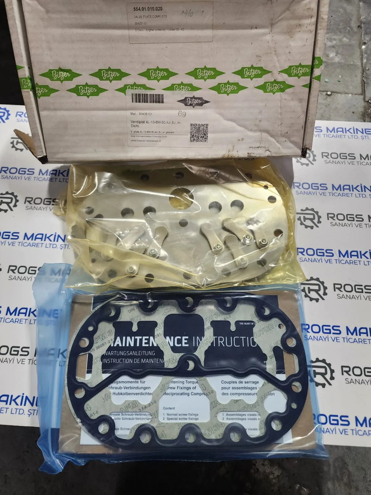 Bitzer Valve Plate Complete 304051-01