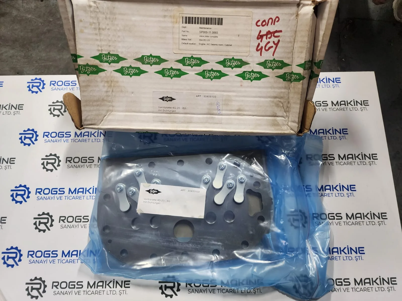 Bitzer Valve Plate Complete 304051-03