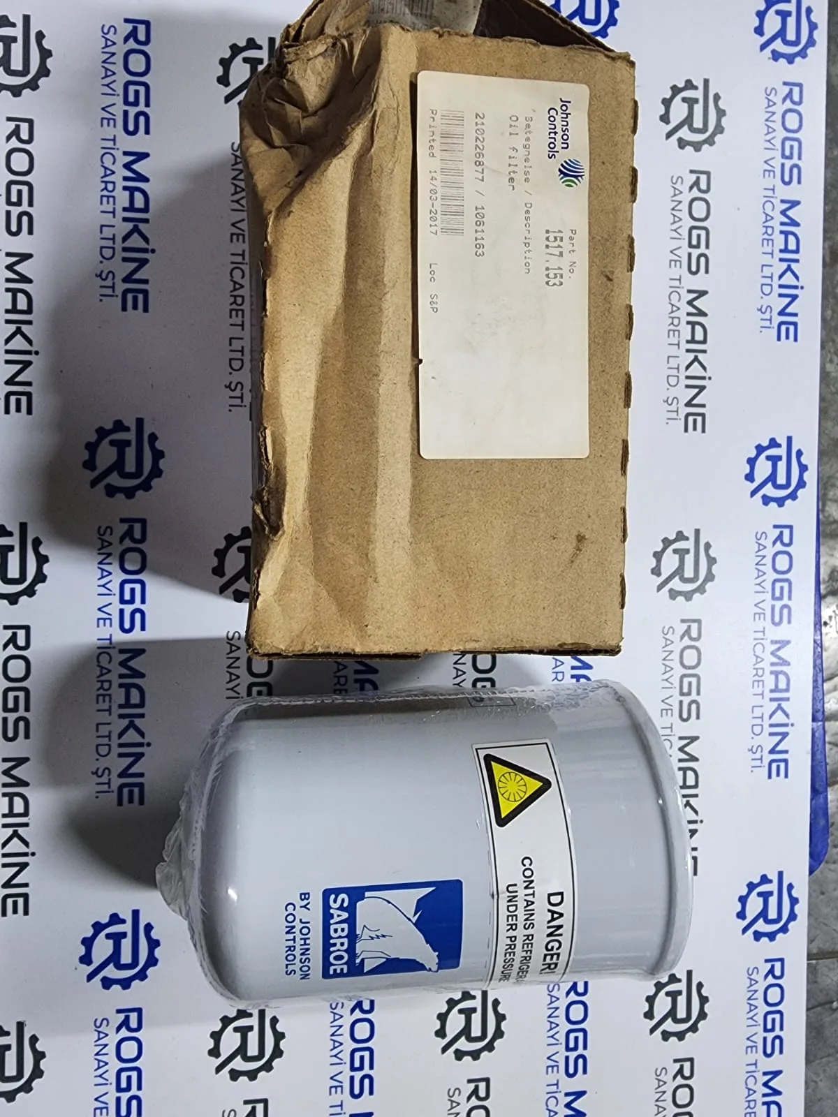 Sabroe Oil Filter 1517.153