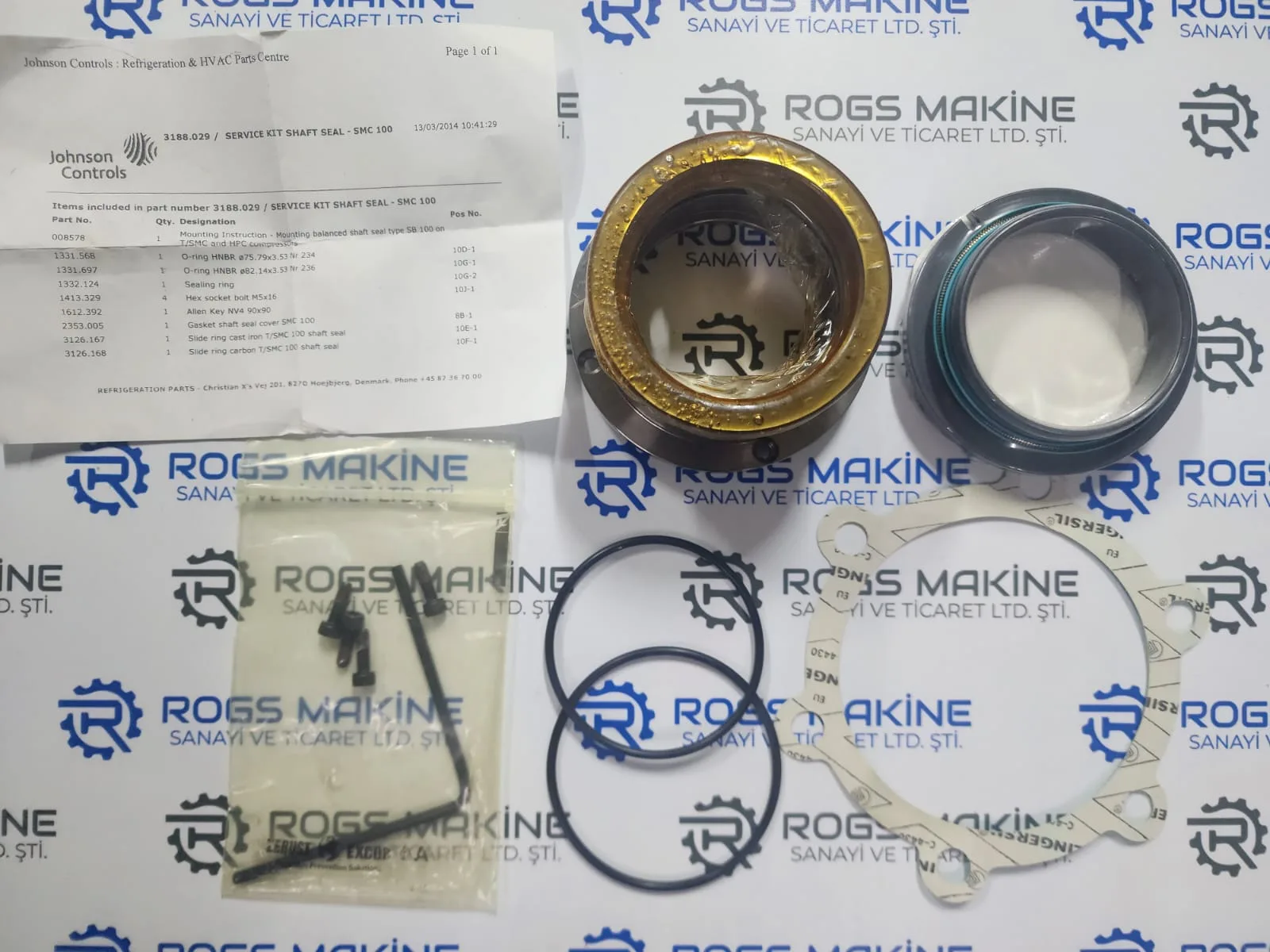 Sabroe Service Kit Shaft Seal 3188.029