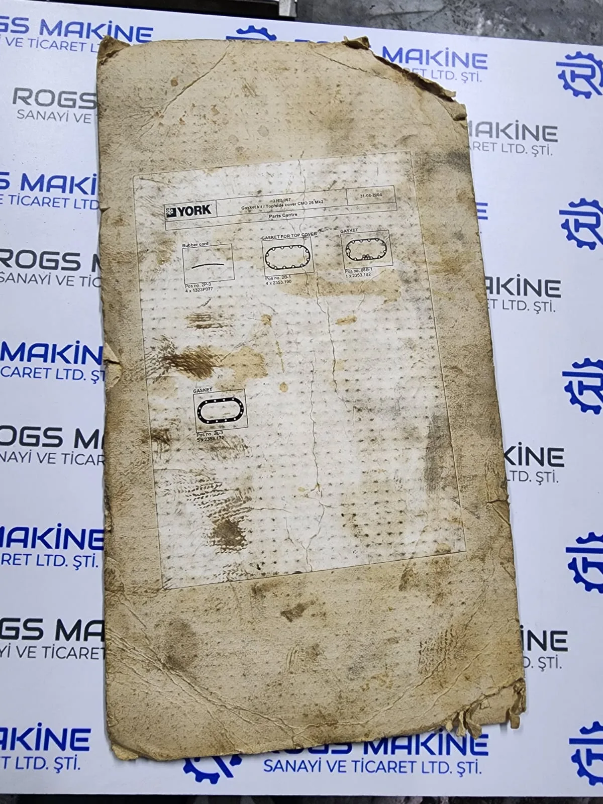 York Gasket Set - G&ouml;rsel 2
