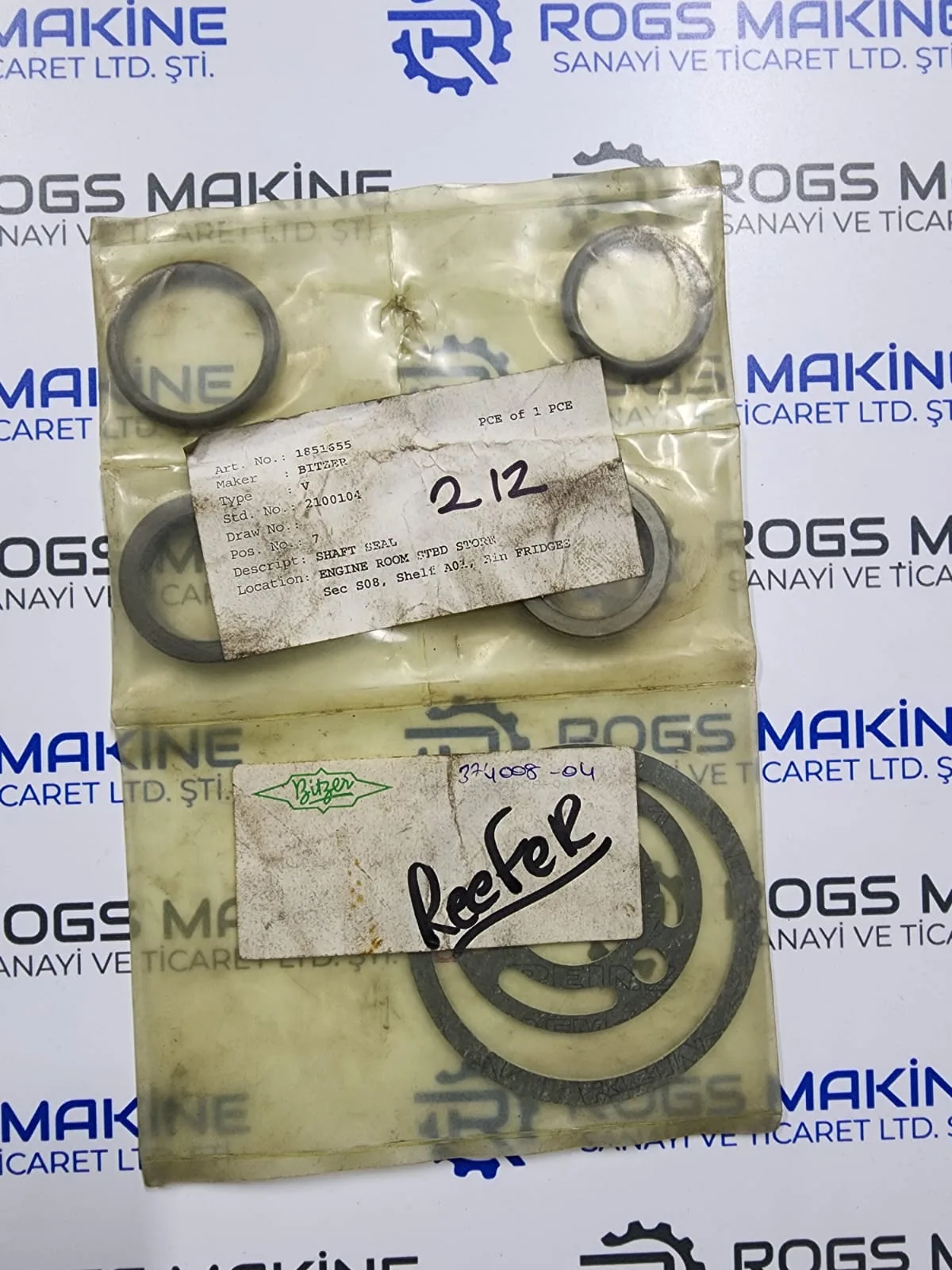 Bitzer Shaft Seal 374008-04