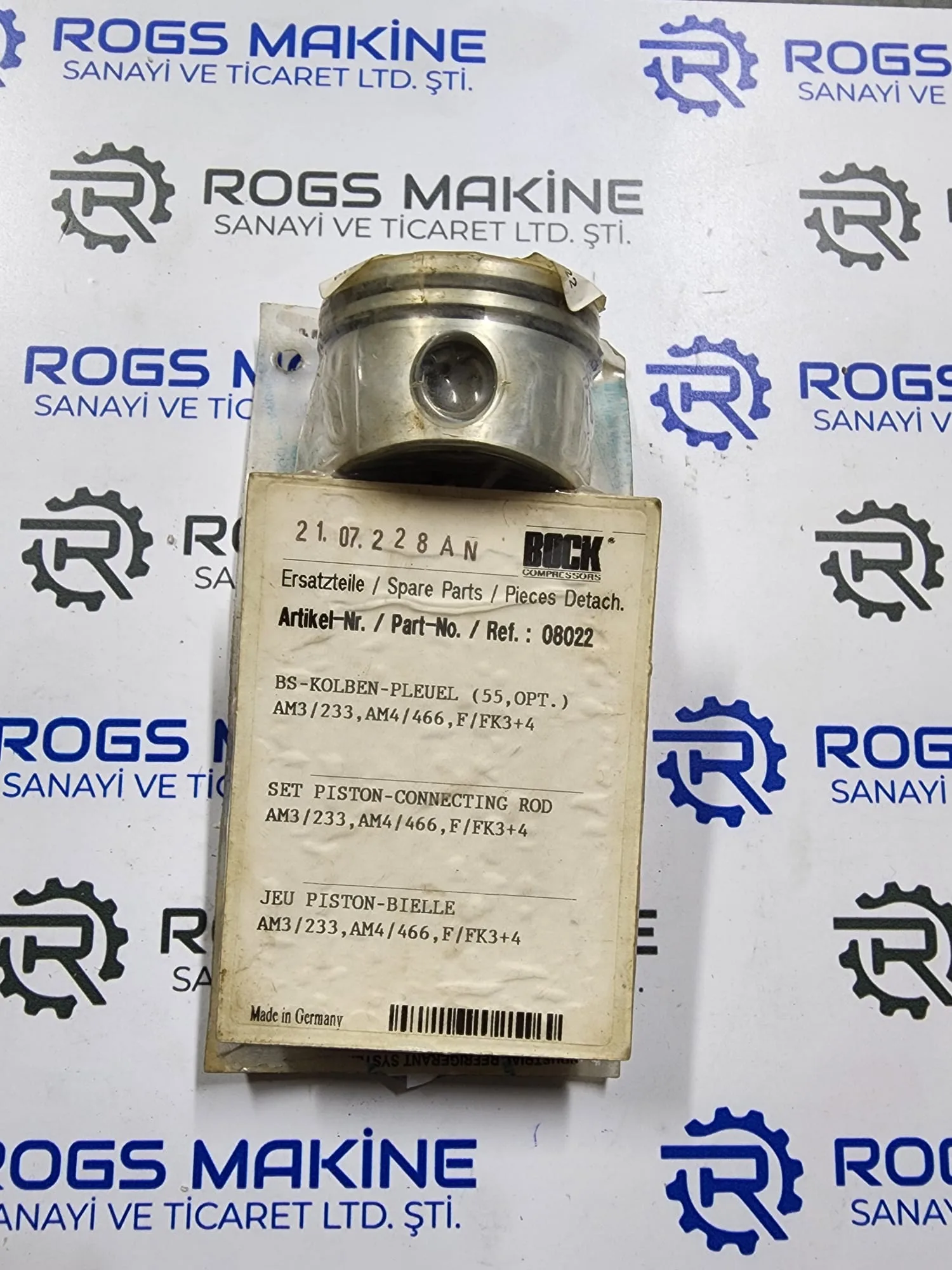 Bock Piston Connecting Rod Set 08022