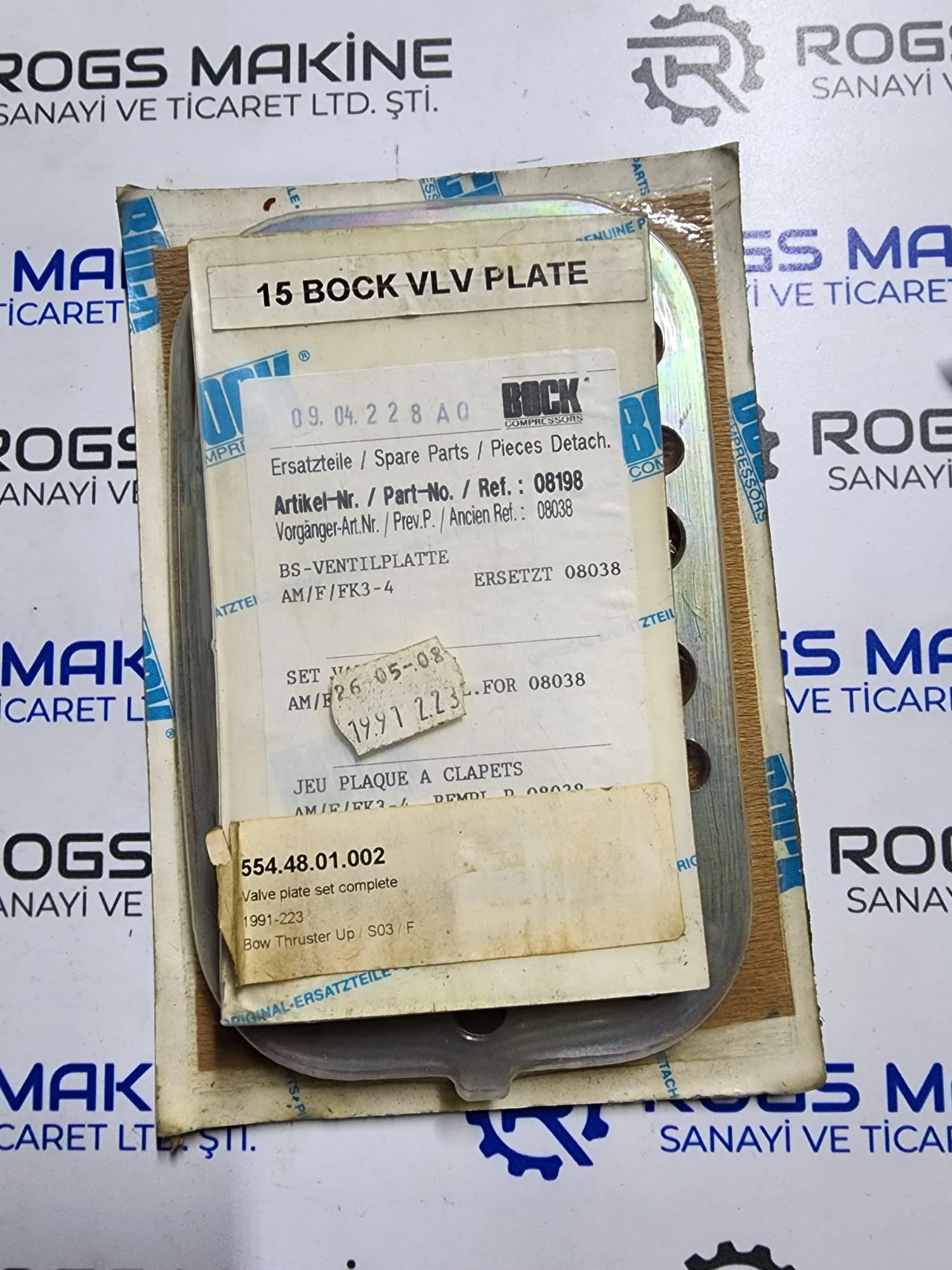 Bock Valve Plate Set 08198