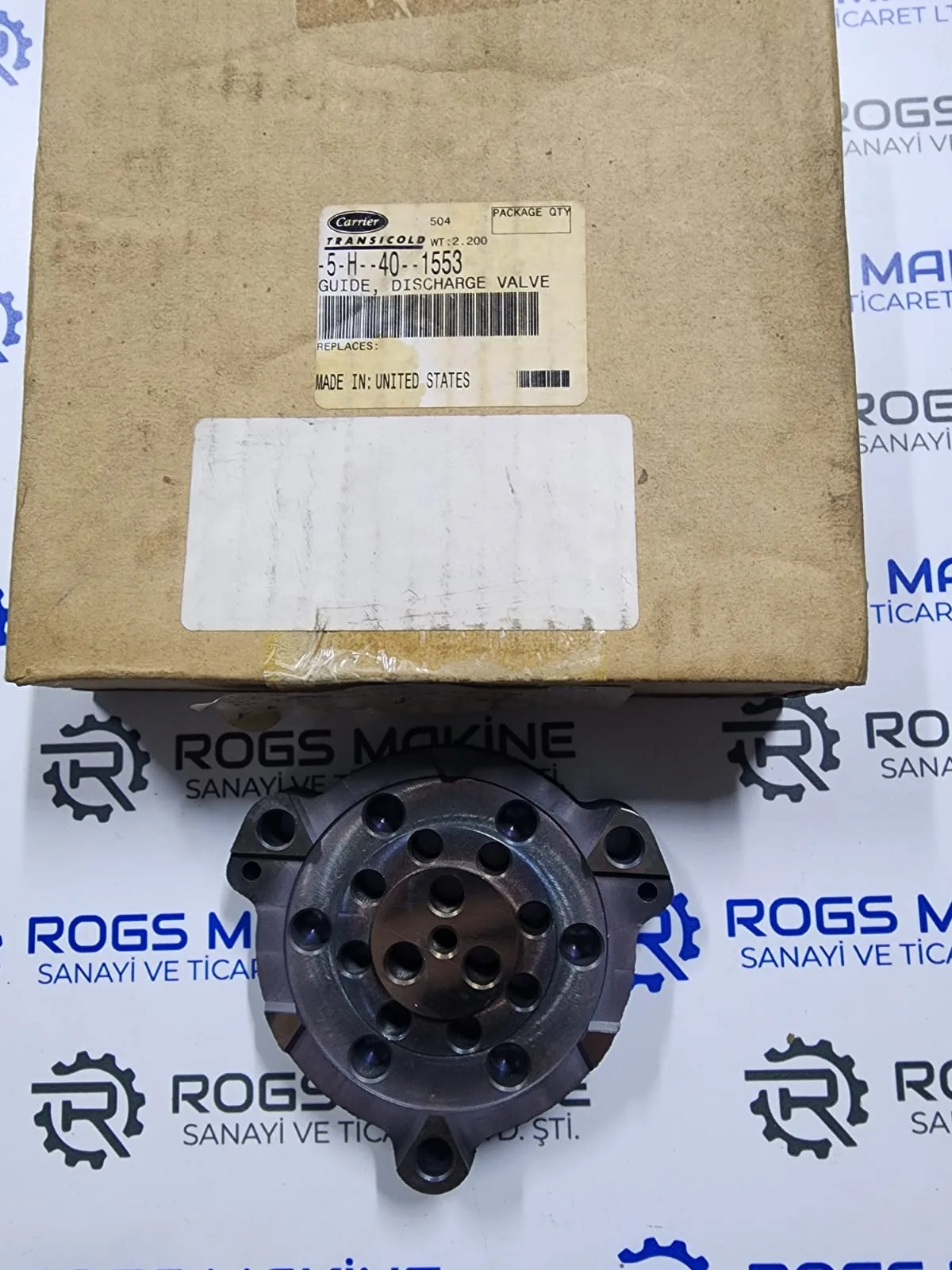 Carrier Discharge Valve Guide 5H40-1553