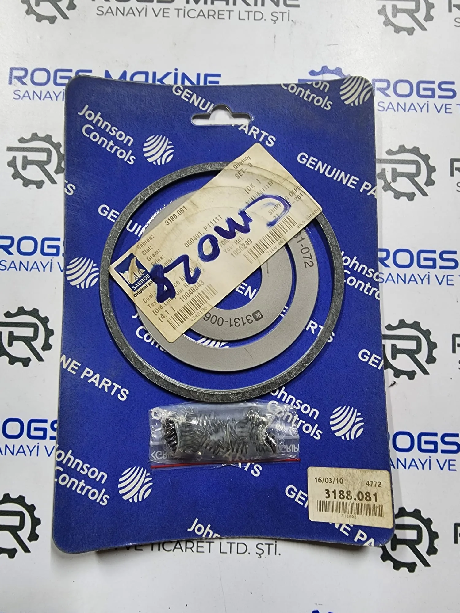 Sabroe Service Kit Ring Plates 3188.081