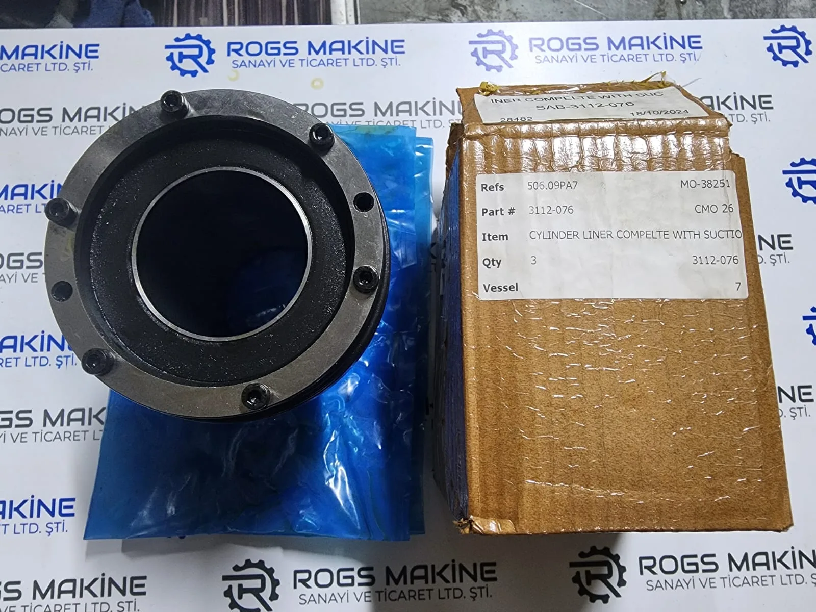 Sabroe Cylinder Liner Complete 3112-076