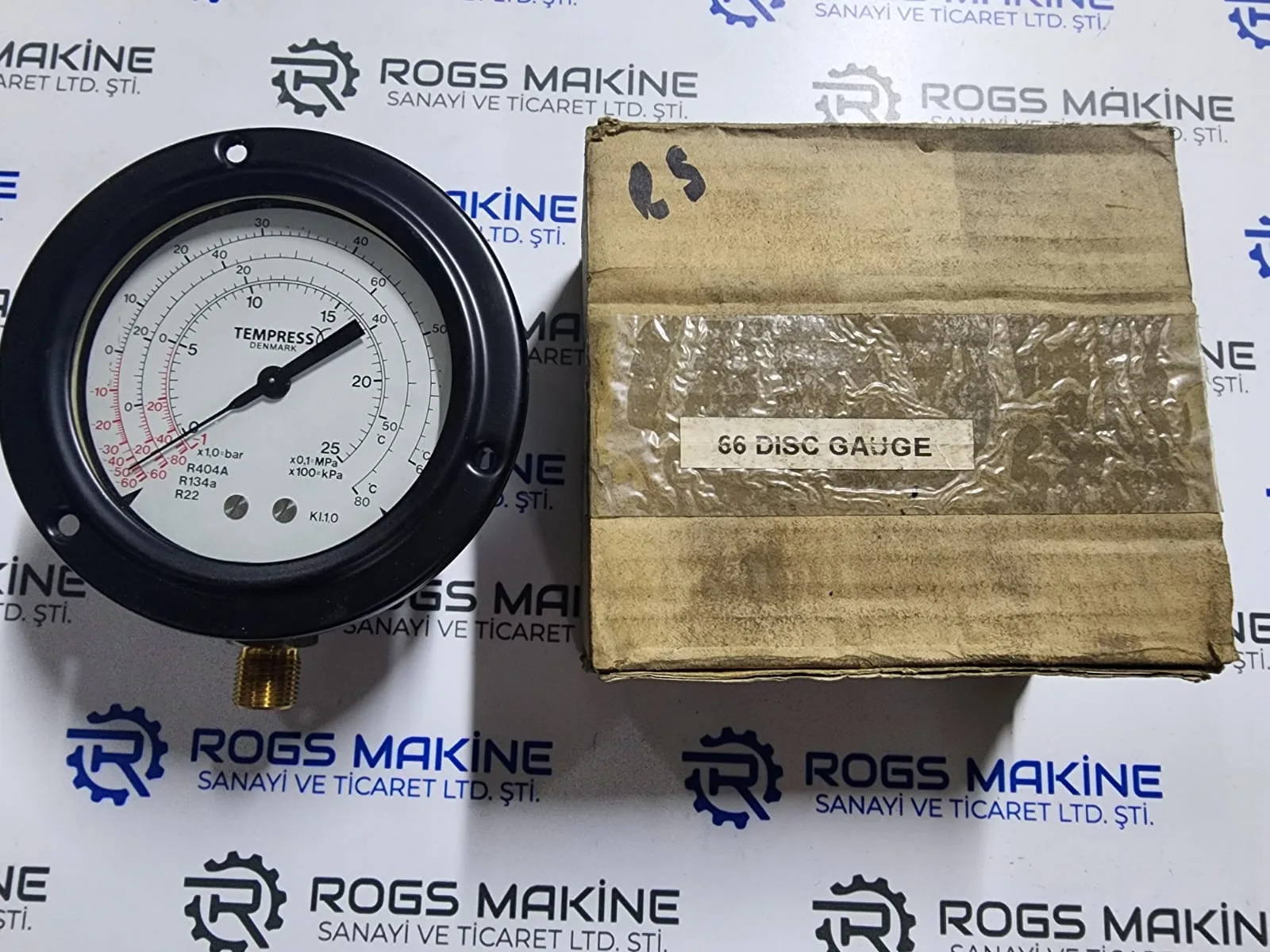 Tempress Discharge Pressure Gauge