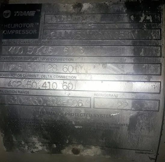 Trane CHHN050TDKDON057N