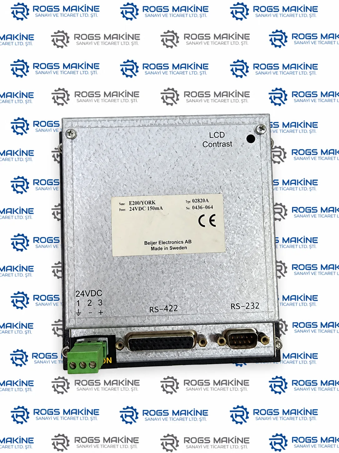 E200/YORK Operator Panel 02820A - Image 2